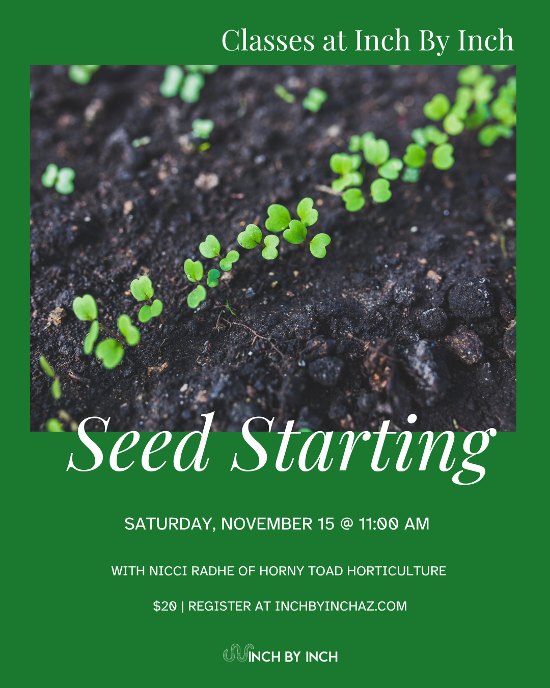 Seed Starting with Nicci Radhe Class