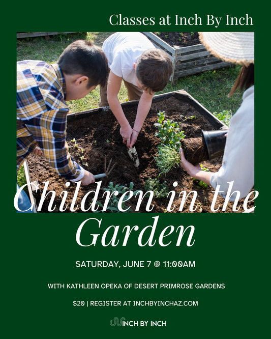 Children in the Garden Class with Kathleen Opeka